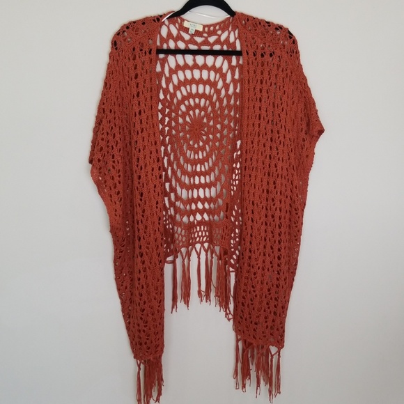 Knitted Poncho - Picture 2 of 6